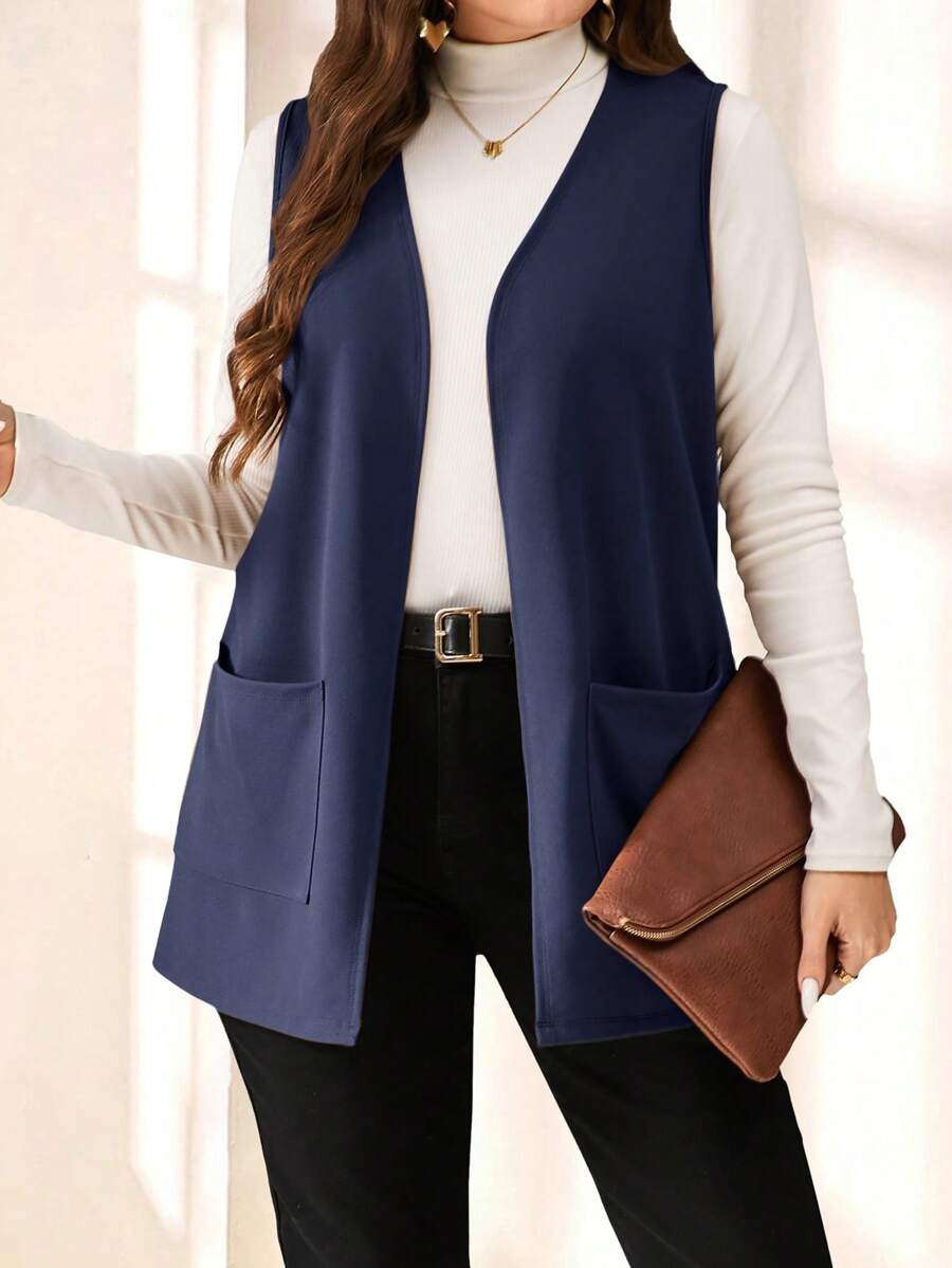 Colete leve e funcional, perfeito para valorizar seu estilo casual.