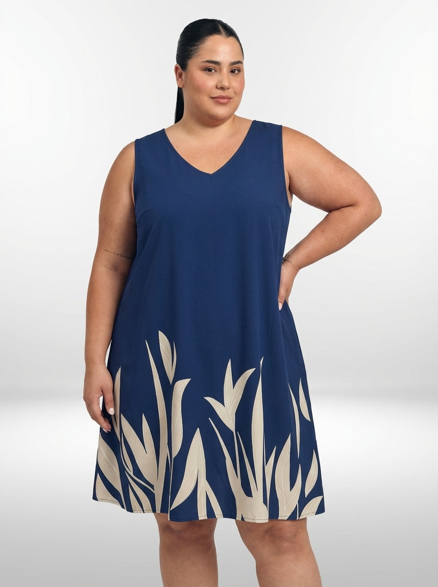 Vestido Plus Size Flare