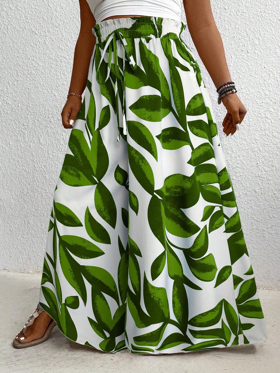 Calça Perna Larga Plus Size com Cinto é ideal para mulheres que buscam elegância e conforto em uma única peça. Com modelagem de perna larga e cintura natural, valoriza a silhueta e oferece liberdade de movimento. Seu tecido leve e elástico proporciona um caimento solto e confortável.