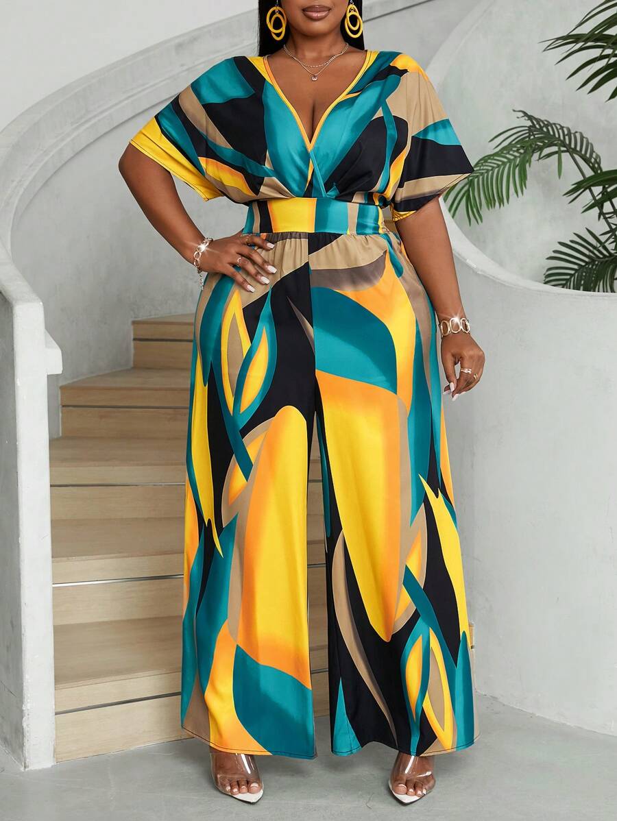 Um look que combina elegância e conforto. Macacão longo plus size com modelagem versátil, ideal para qualquer ocasião.